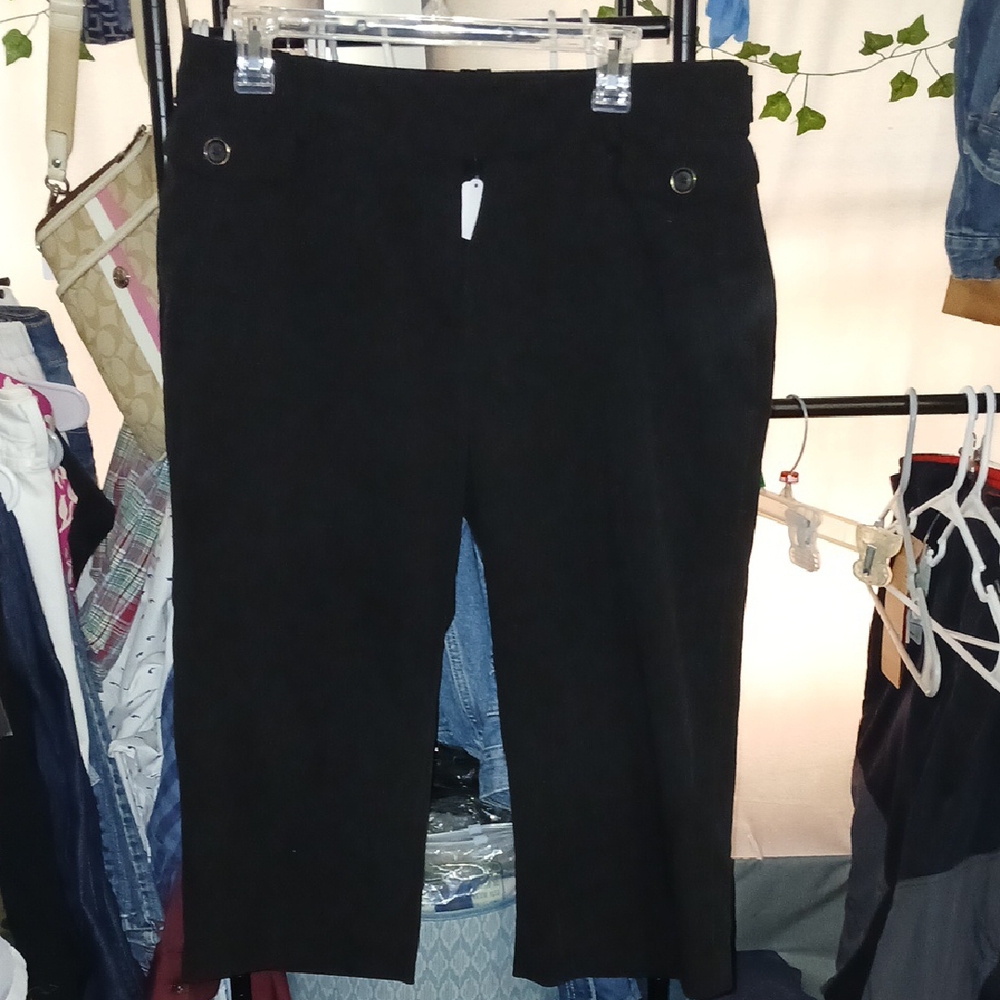 Cato Womems Stylish Black Cropped Pants